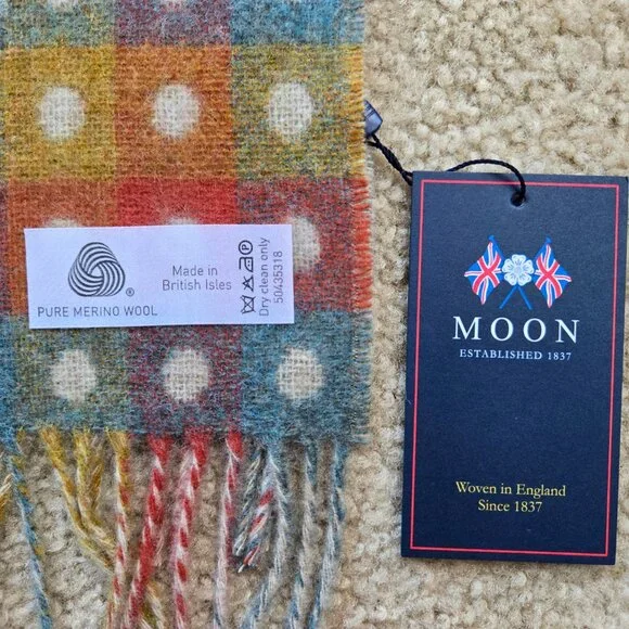 NWT Moon Merino Wool Colorful Dots - Picture 9 of 11